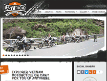 Tablet Screenshot of easyridertrips.com